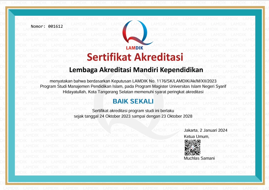 SERTIFIKAT LAMDIK PRODI